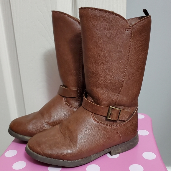 OshKosh B'gosh Other - OshKosh Girls Brown Riding Boots Size 12